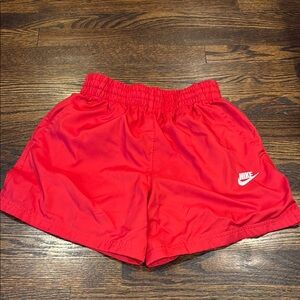 Nike Kids Bright Red Athletic Shorts youth size large